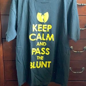 Wu-Tang Clan tshirt.